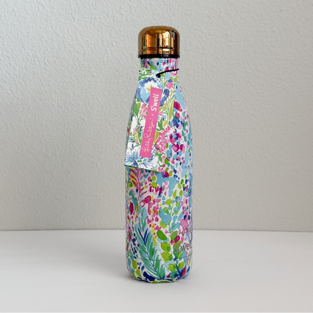 NWT Lilly Pulitzer x Swell Multicolor Floral Stainless Steel Bottle with Lid